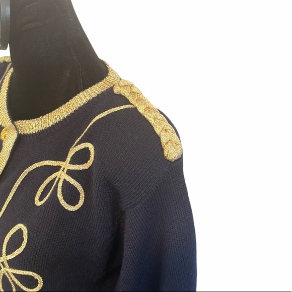 Premier Collection Merino Wool Blend Elegant Cardigan Size Small Petite - Picture 5 of 8